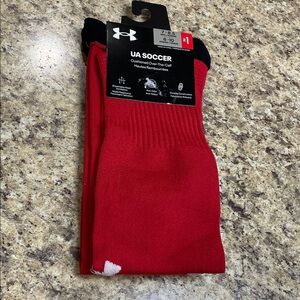 Under Armour Soccer Over The Calf Socks. (1) Pair. NEW! Men Sz 7-8.5 / W Sz 6-10